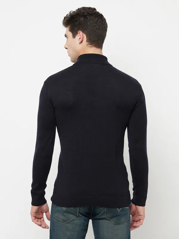 Men Navy Sweaters