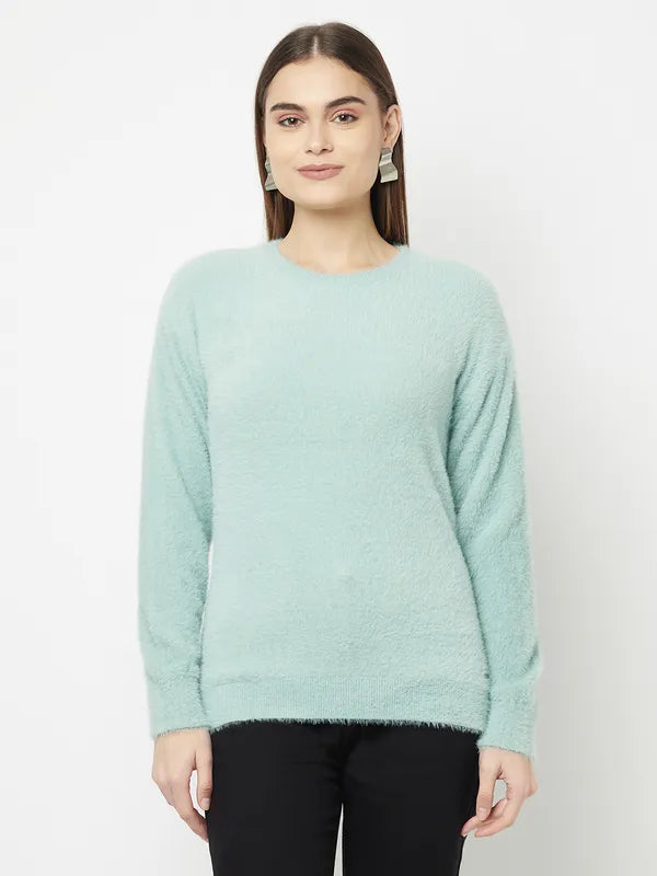 Women Mint Sweaters