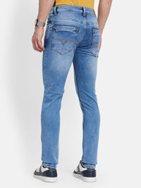 Octave Men Straight Fit Light Fade Stretchable Mid-Rise Jeans