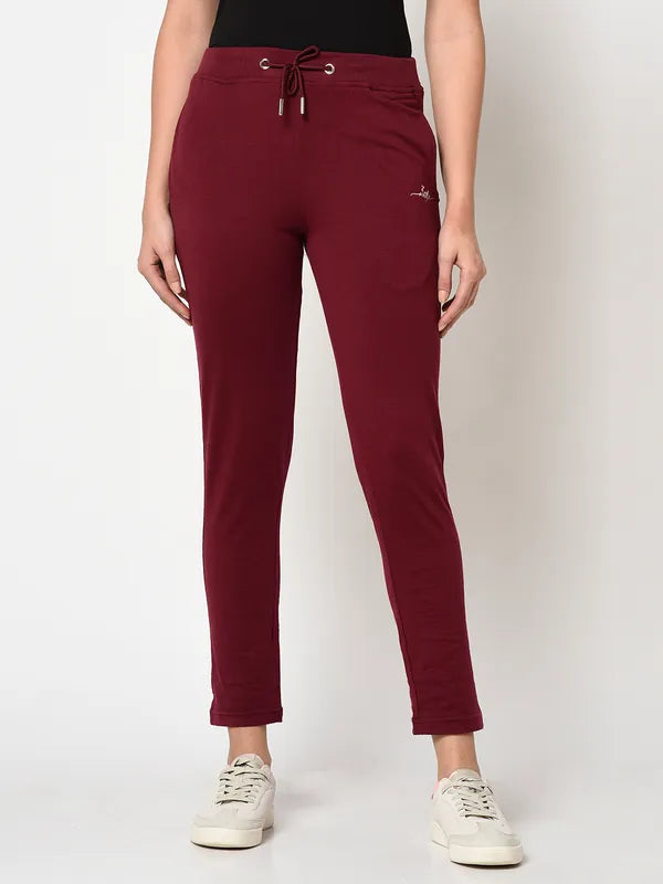 Women Wine Trackpants