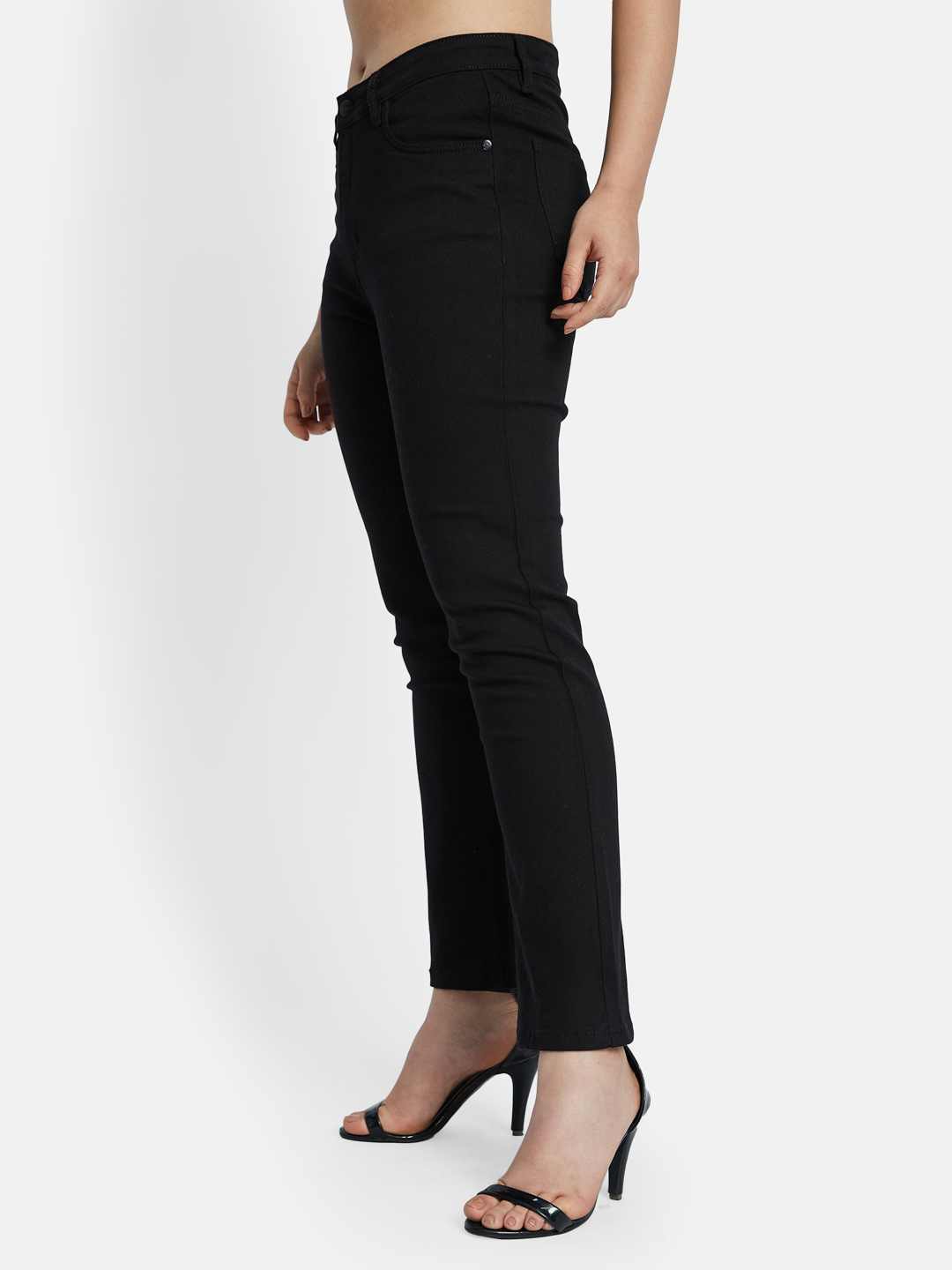 METTLE Women Straight Fit Stretchable Jeans