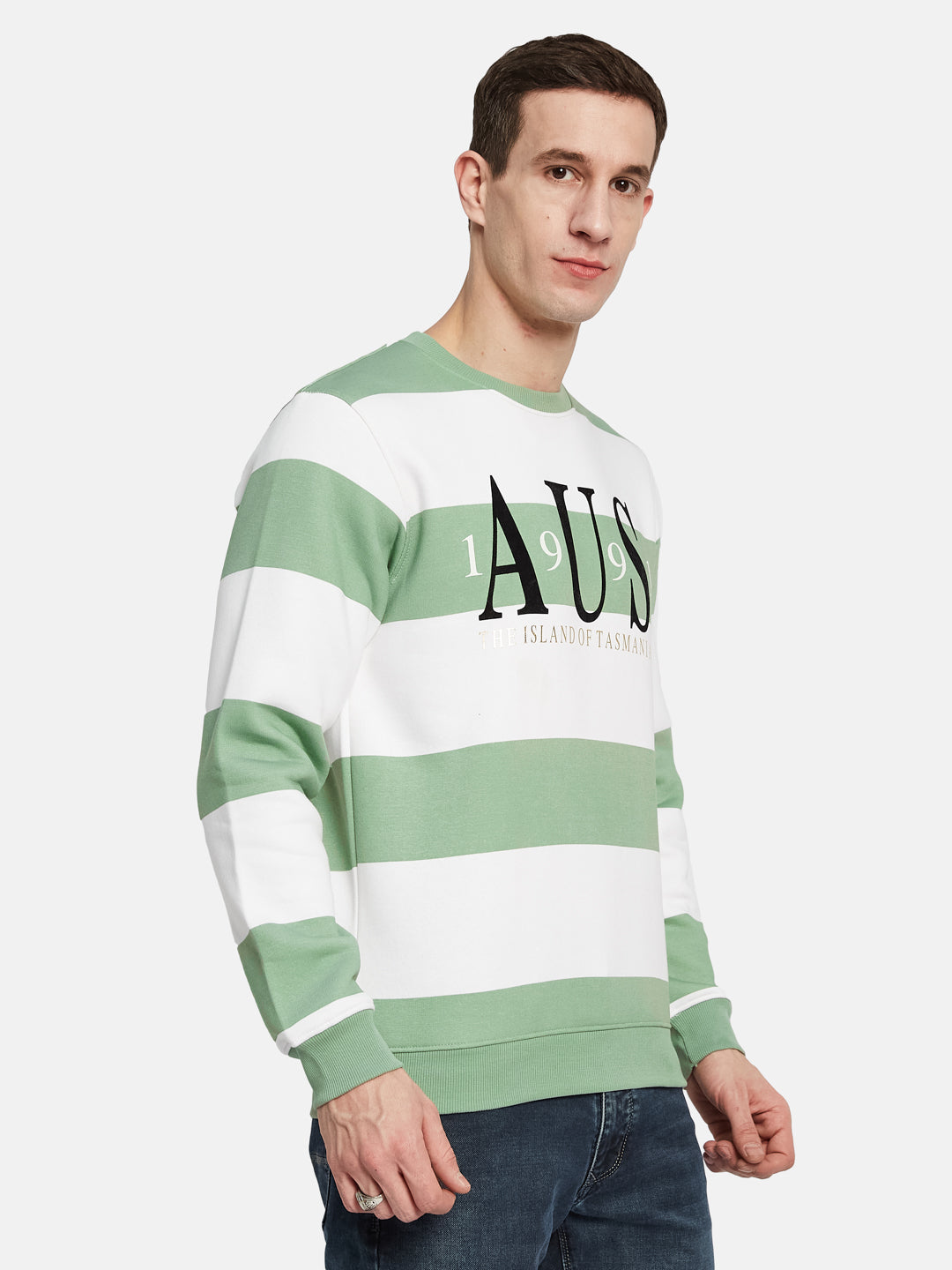 Octave Men Colourblocked Sweatshirt