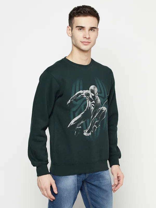 Men Mountain Green Sweatshirts