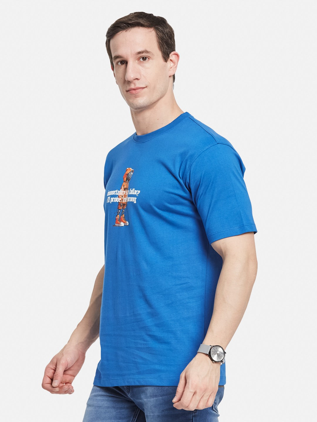 Octave Men Printed T-shirt