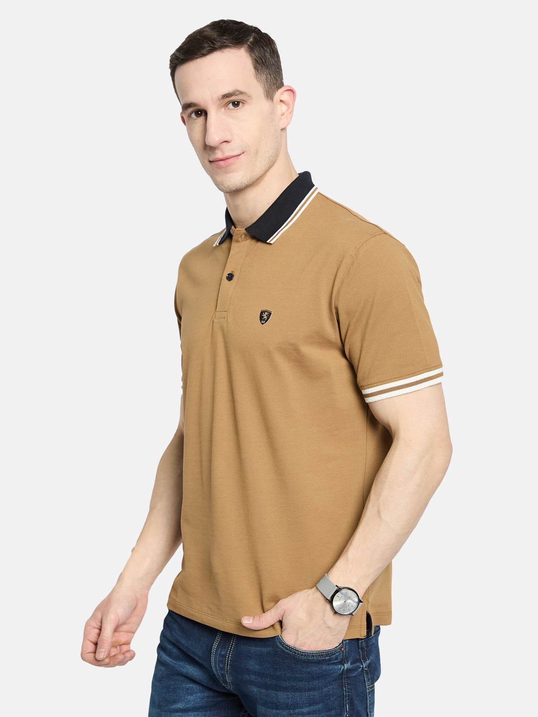 Octave Men Polo Collar T-shirt