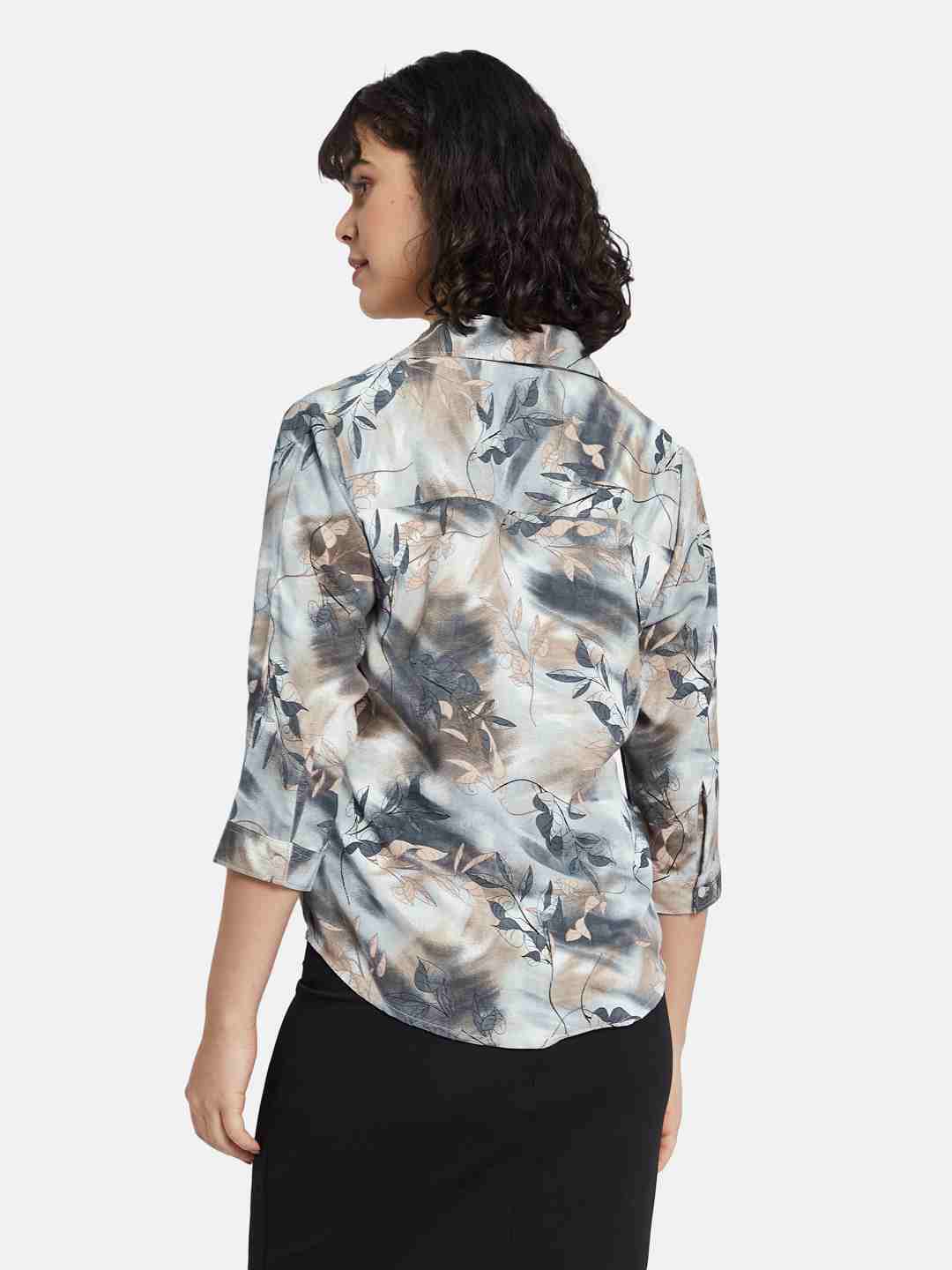 METTLE Floral Print Cotton Top