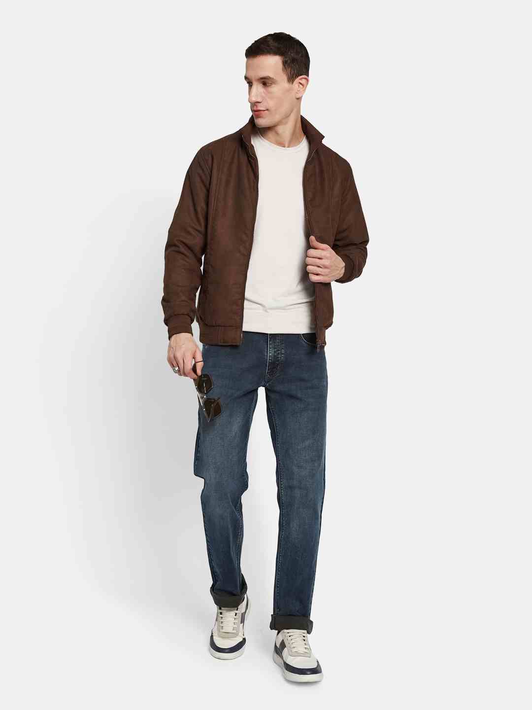 Octave Men Straight Fit Light Fade Stretchable Jeans