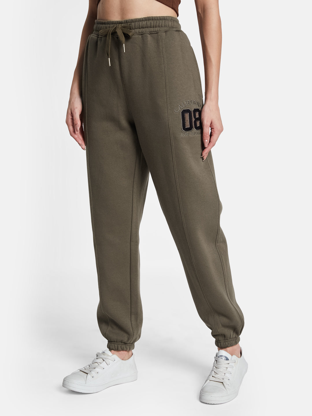 METTLE Women Mid Rise Fleece Joggers