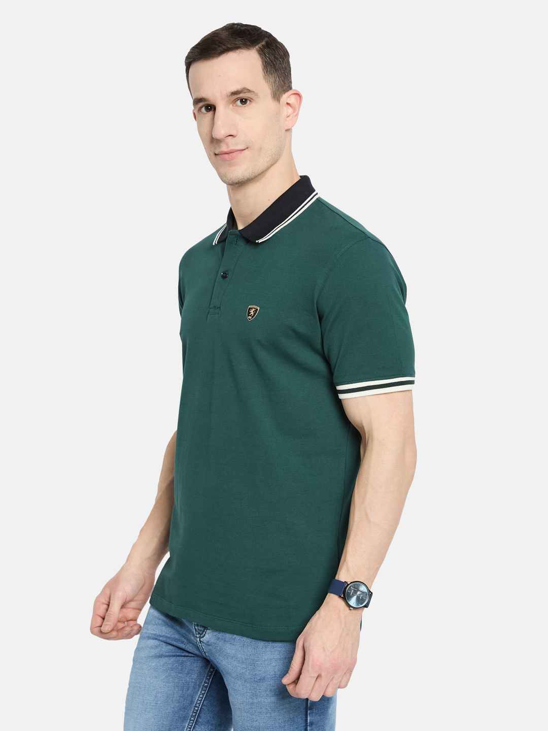Octave Men Polo Collar T-shirt
