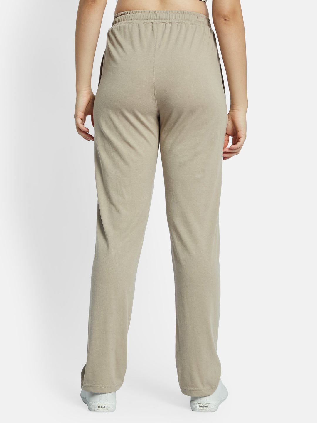 METTLE Women Cotton Mid Rise Track Pants
