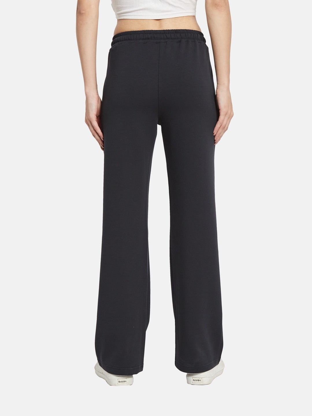 METTLE Women Printed Cotton Mid Rise Track Pants