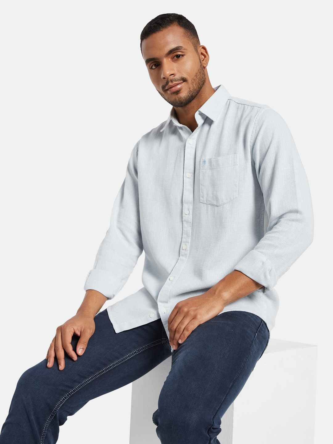 METTLE Men Opaque Casual Shirt