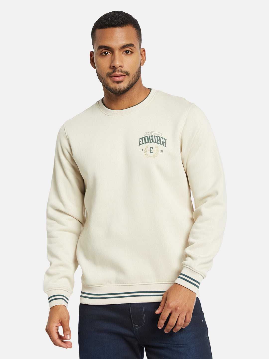 Octave Men Printed Sweatshirt
