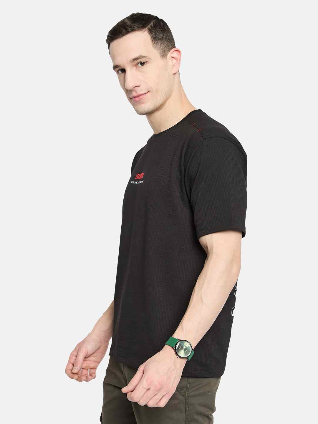 Octave Men Printed T-shirt