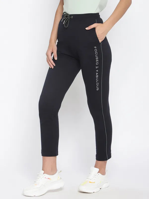 Women Navy Trackpants