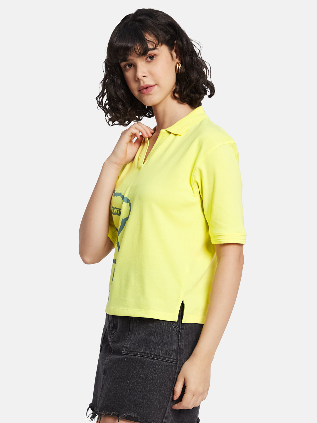 METTLE Women Printed T-shirt