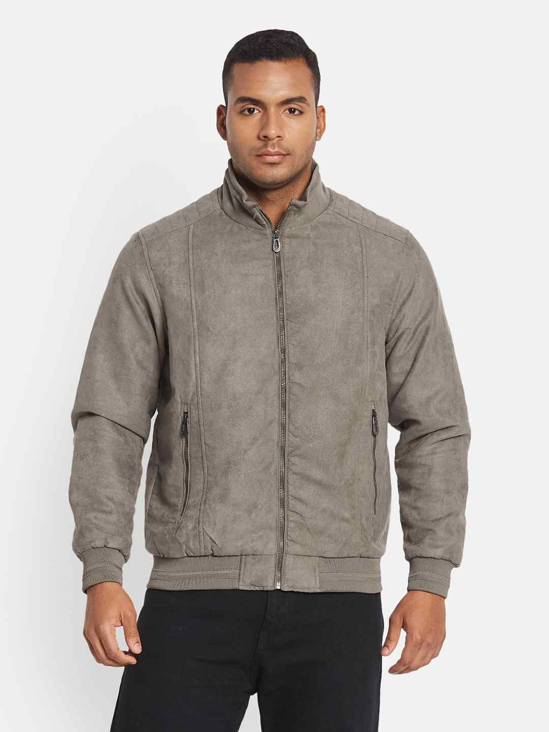 METTLE Men Suede Jacket