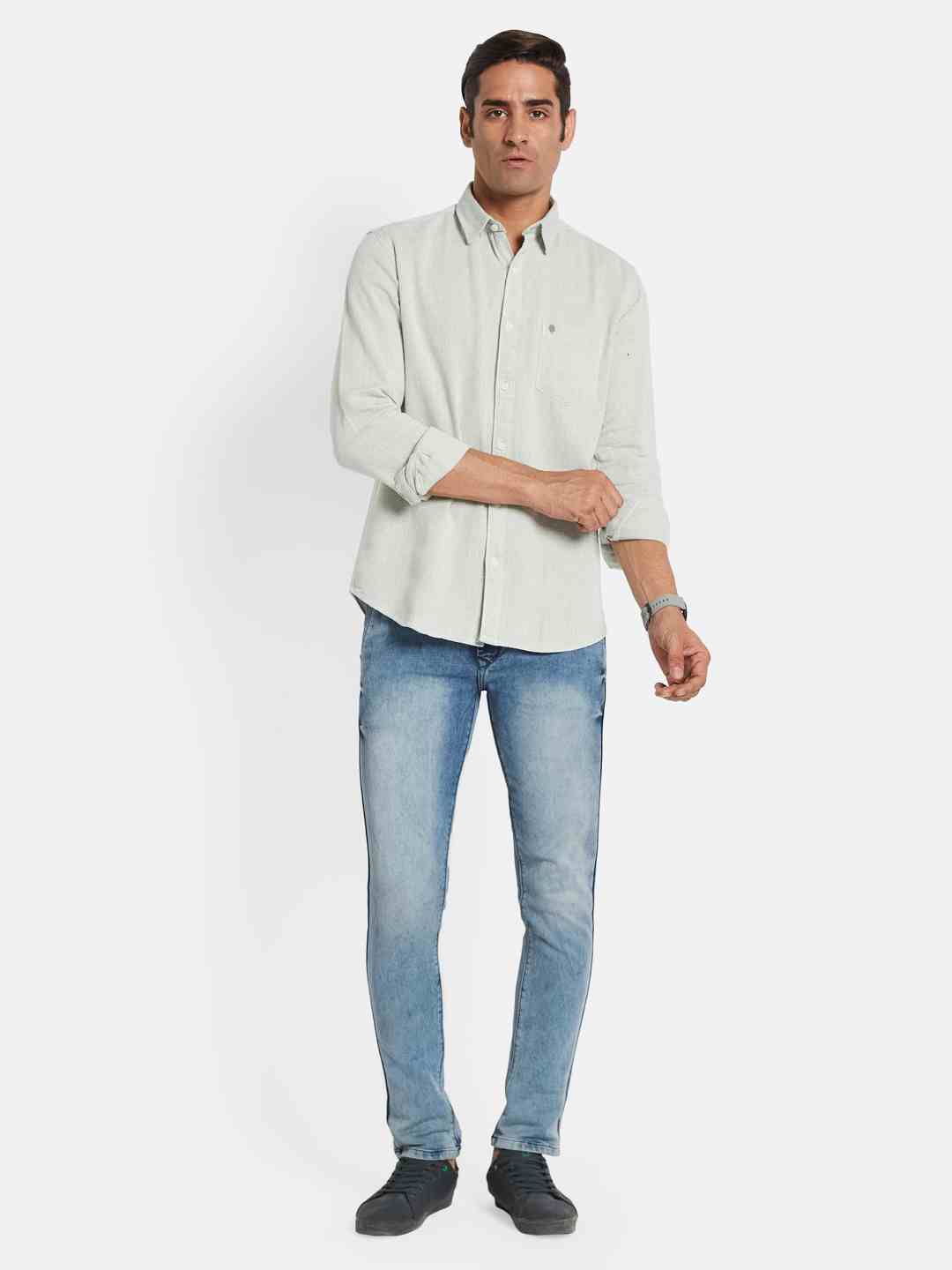 METTLE Men Opaque Casual Shirt