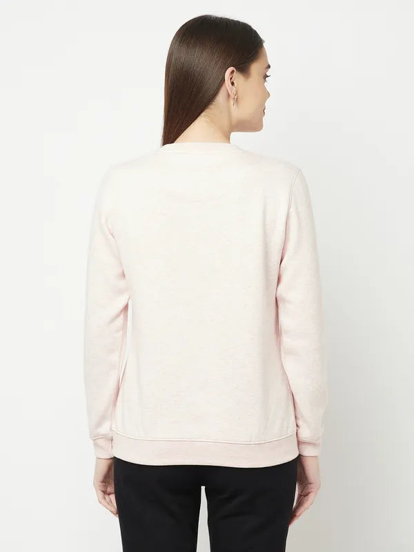 Women Pearl Melange Sweatshirts