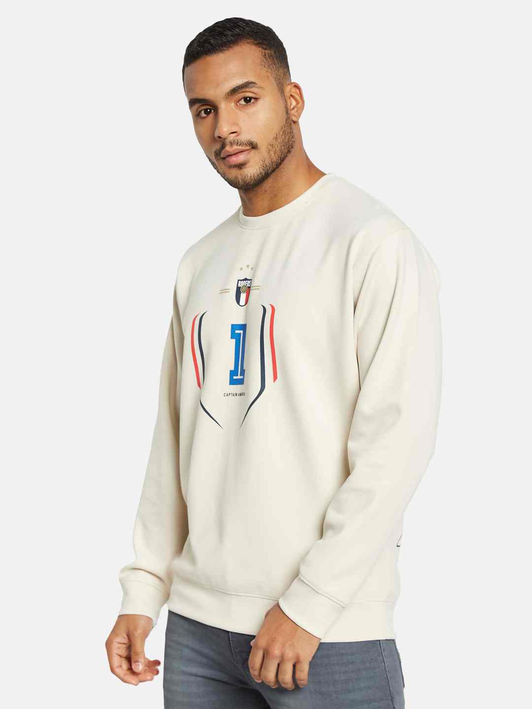 Octave Men Printed Sweatshirt