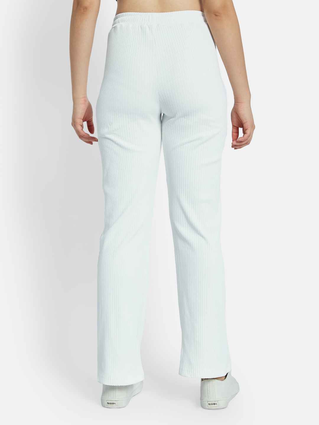 METTLE Women Self Designed Cotton Track Pants
