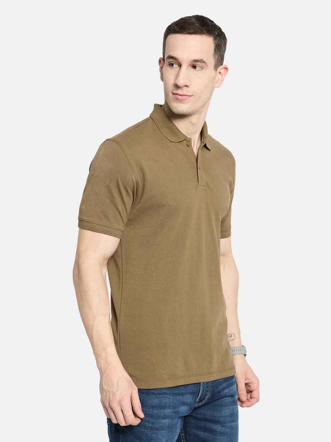 Octave Men Polo Collar T-shirt