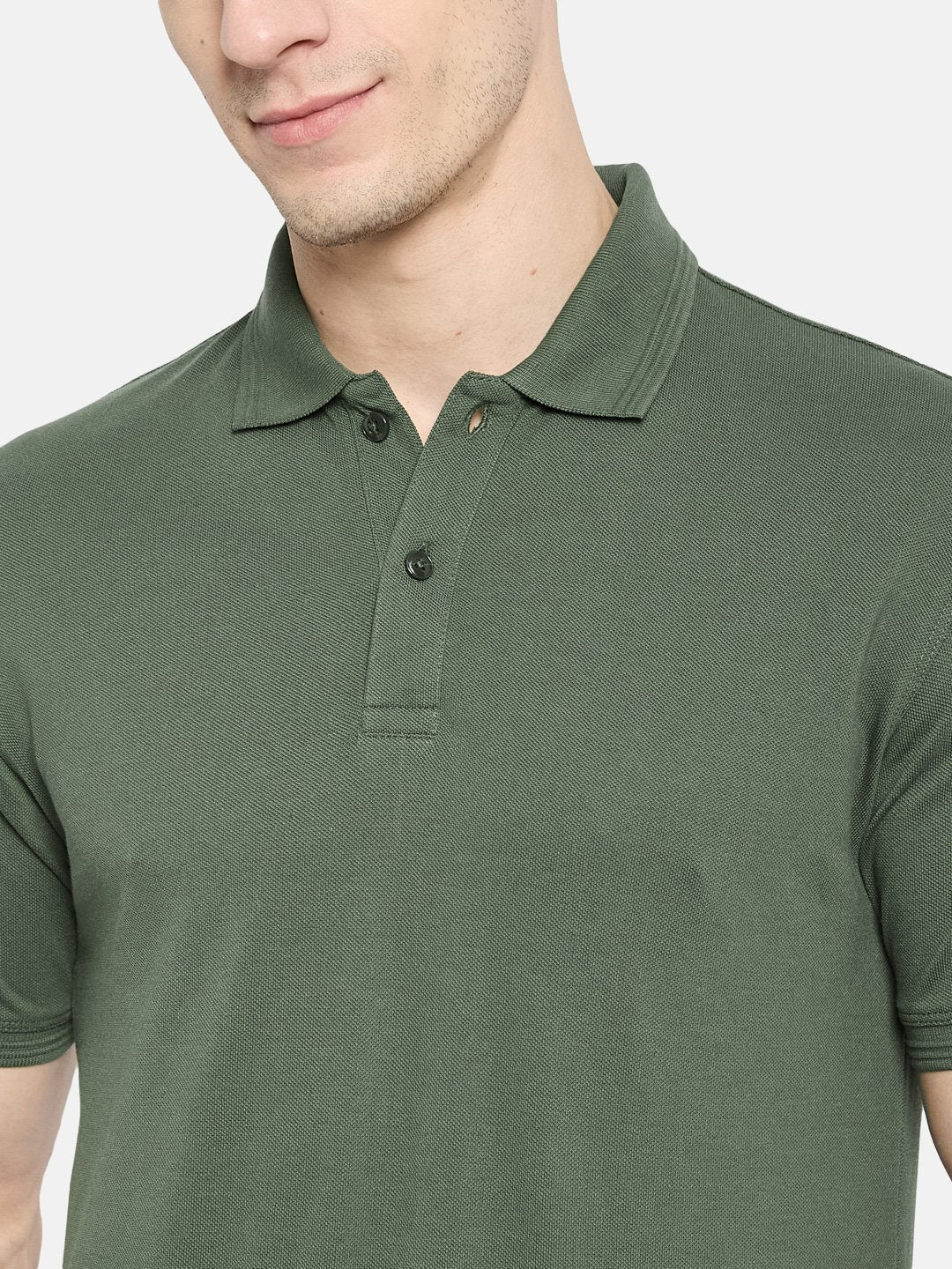 Octave Men Polo Collar T-shirt