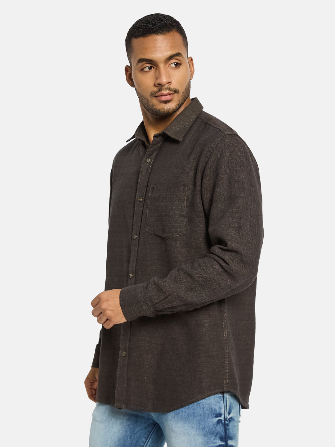 METTLE Men Opaque Casual Shirt