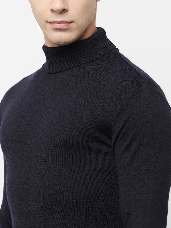 Men Navy Sweaters