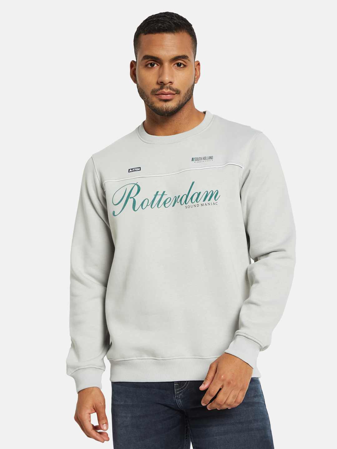 Octave Men Printed Sweatshirt