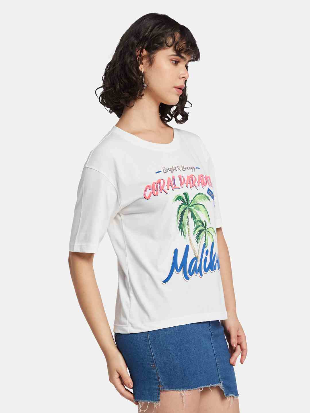 METTLE Women Printed T-shirt