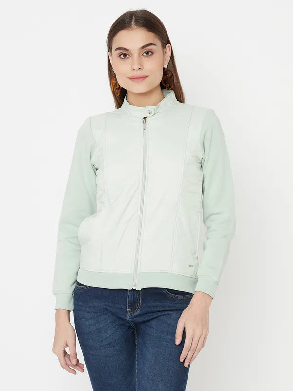 Women Dusty Mint Sweatshirts