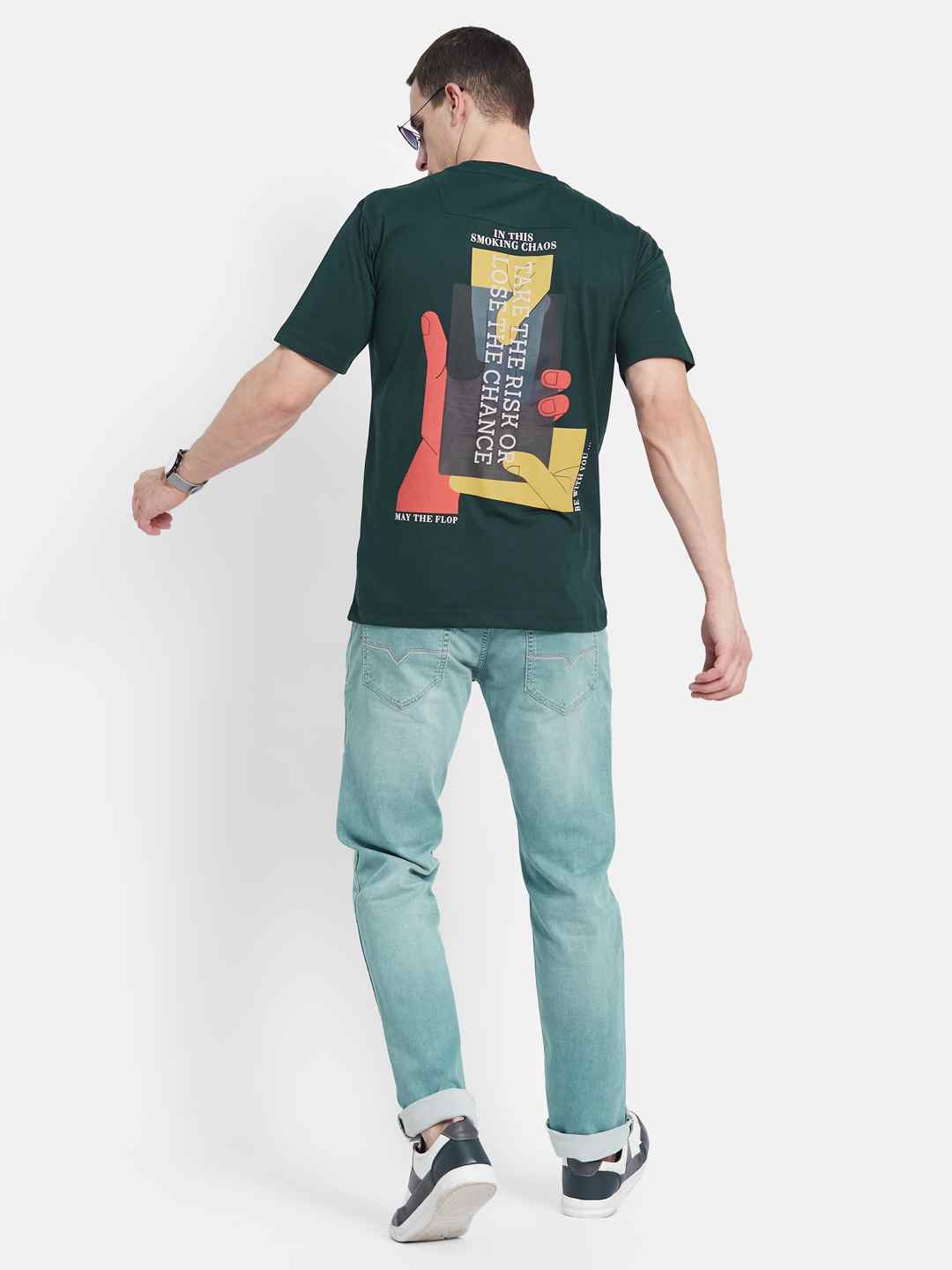 Octave Men Printed T-shirt