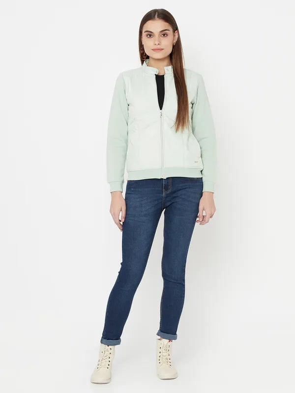 Women Dusty Mint Sweatshirts