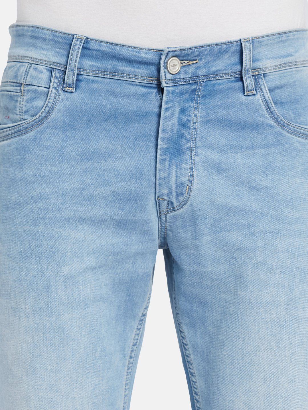 Octave Men Straight Fit Stretchable Jeans