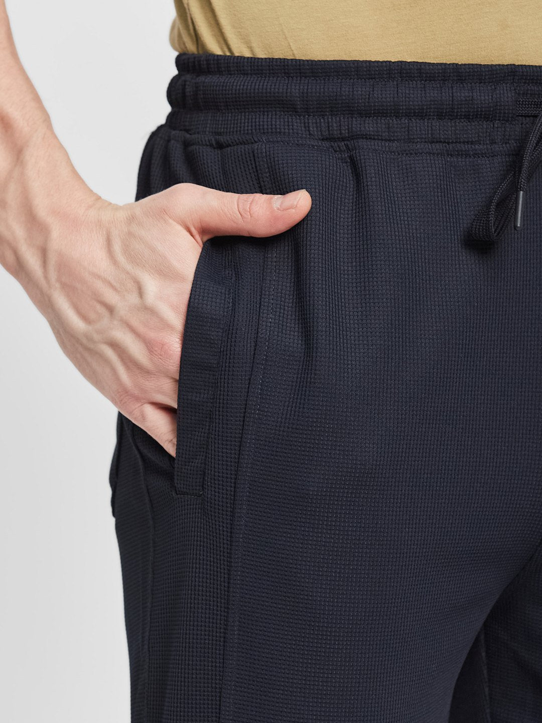 Octave Men Cotton Mid Rise Track Pants