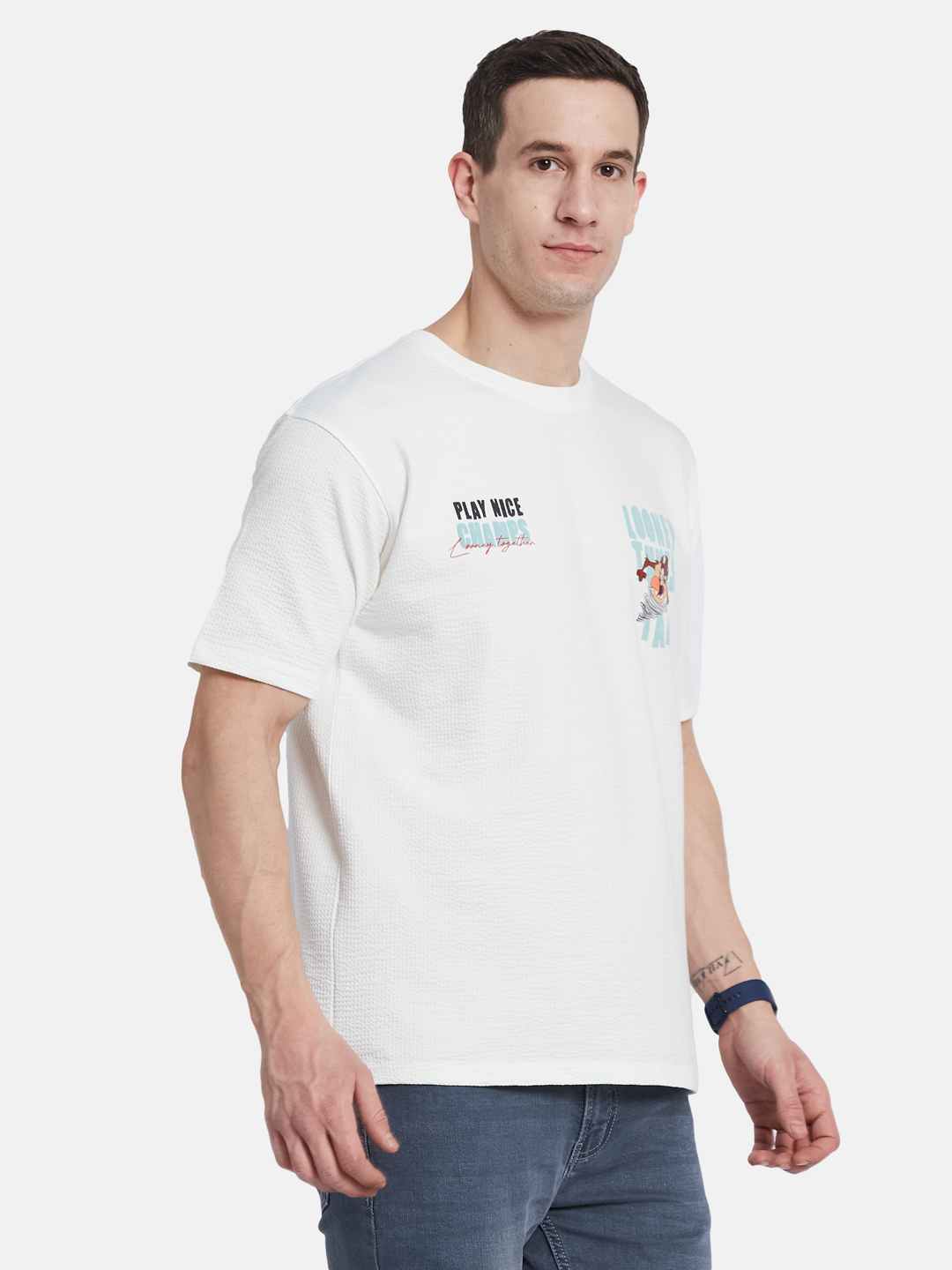 Octave Men Printed T-shirt