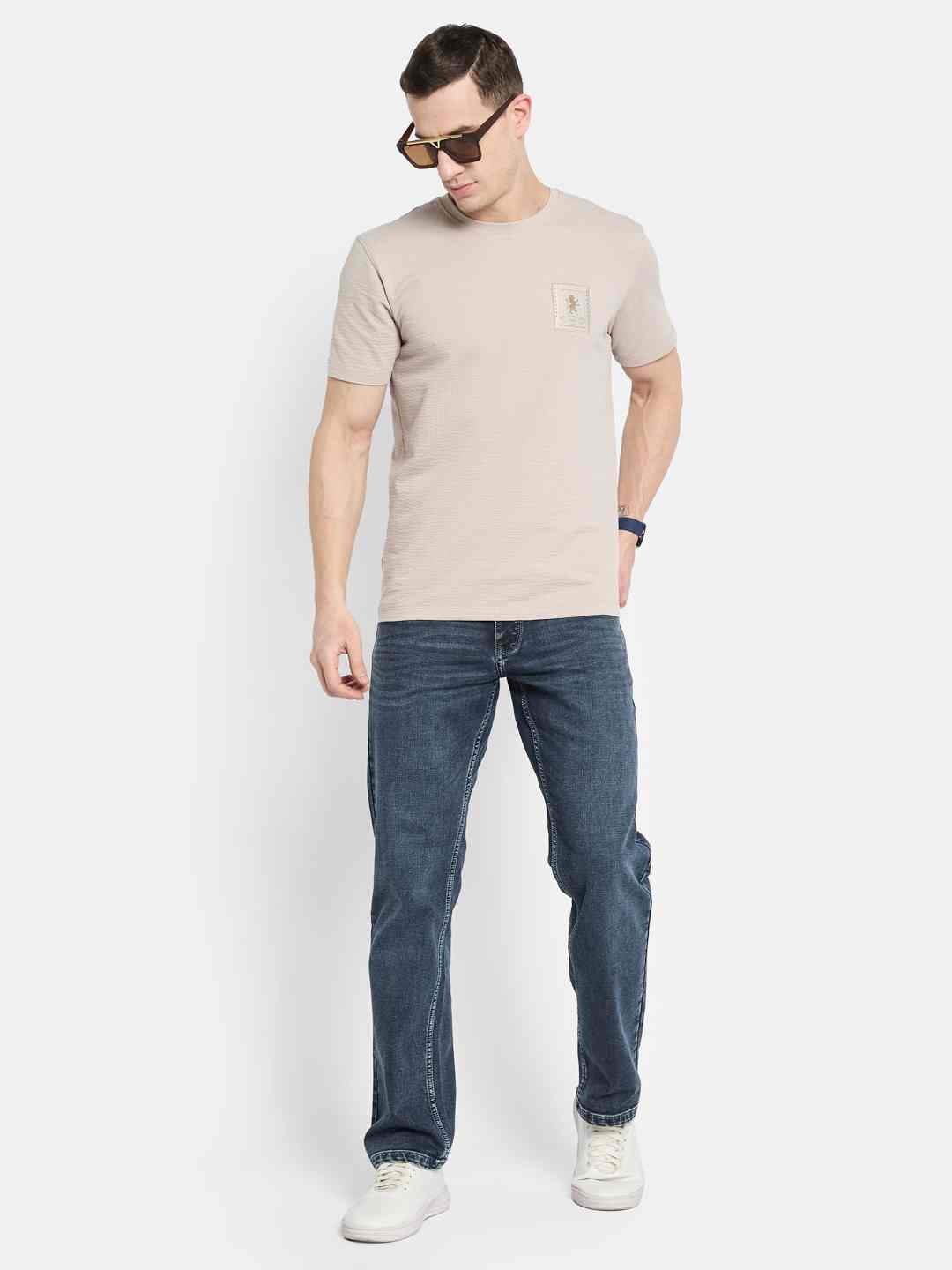 Octave Men Straight Fit Stretchable Jeans