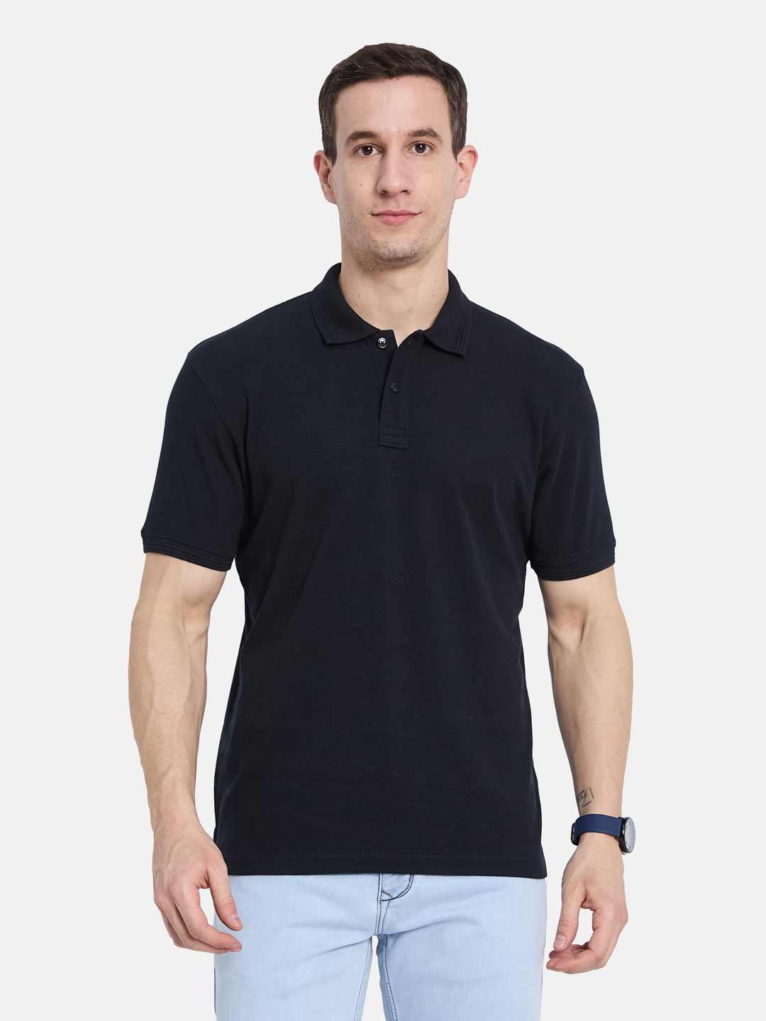 Octave Men Polo Collar T-shirt