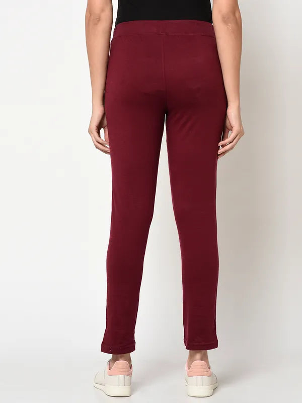 Women Wine Trackpants