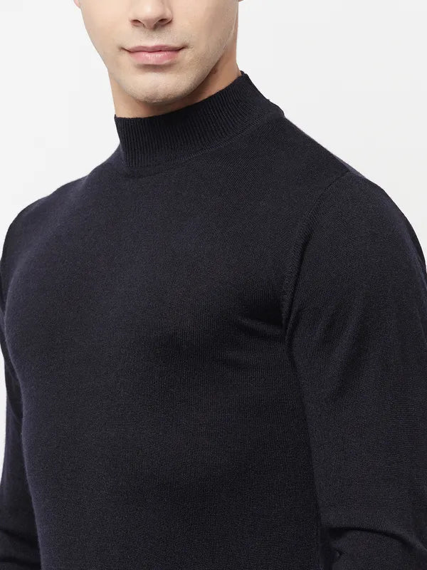 Men Navy Sweaters