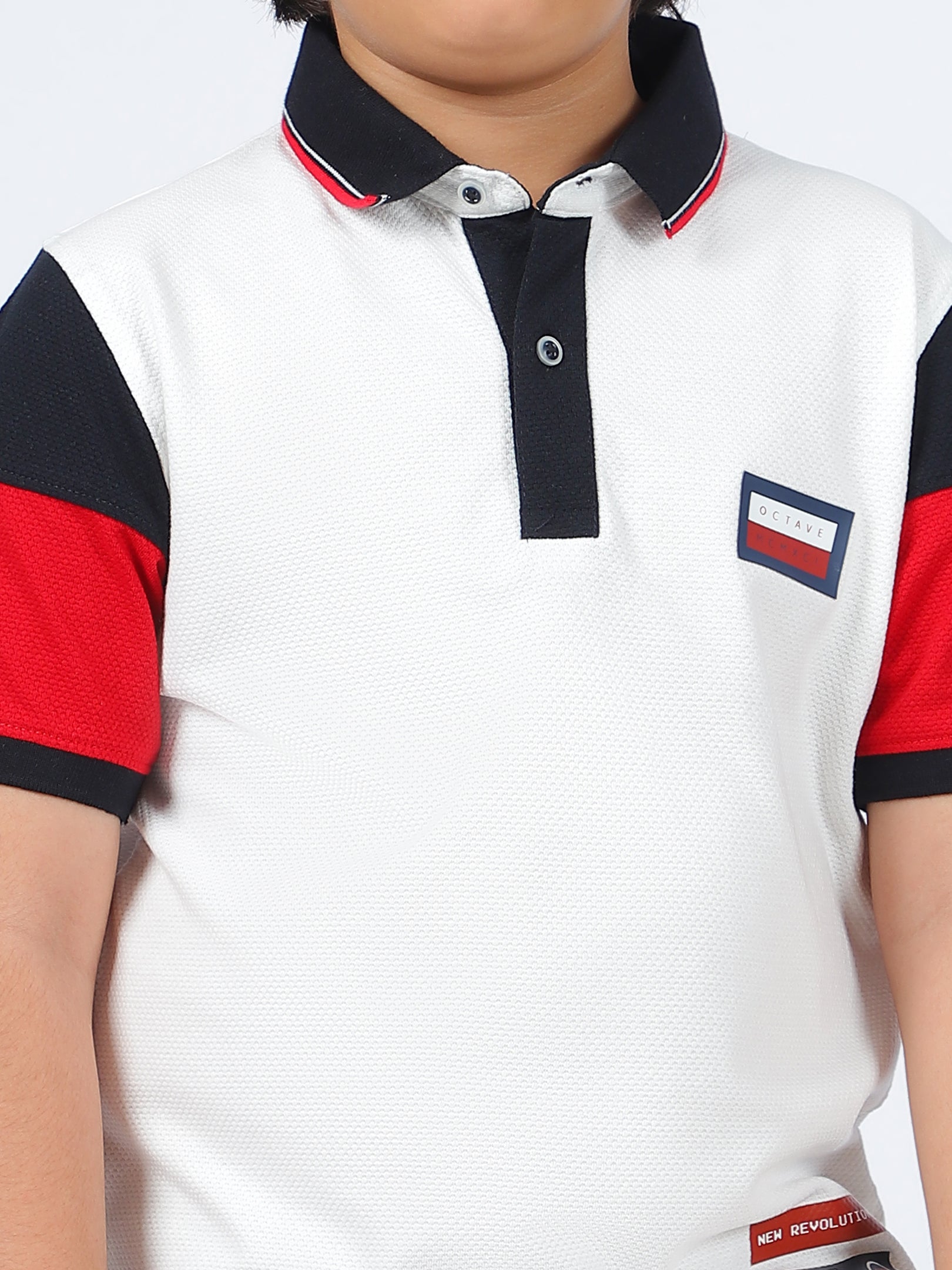 Octave Boys Polo Collar T-shirt