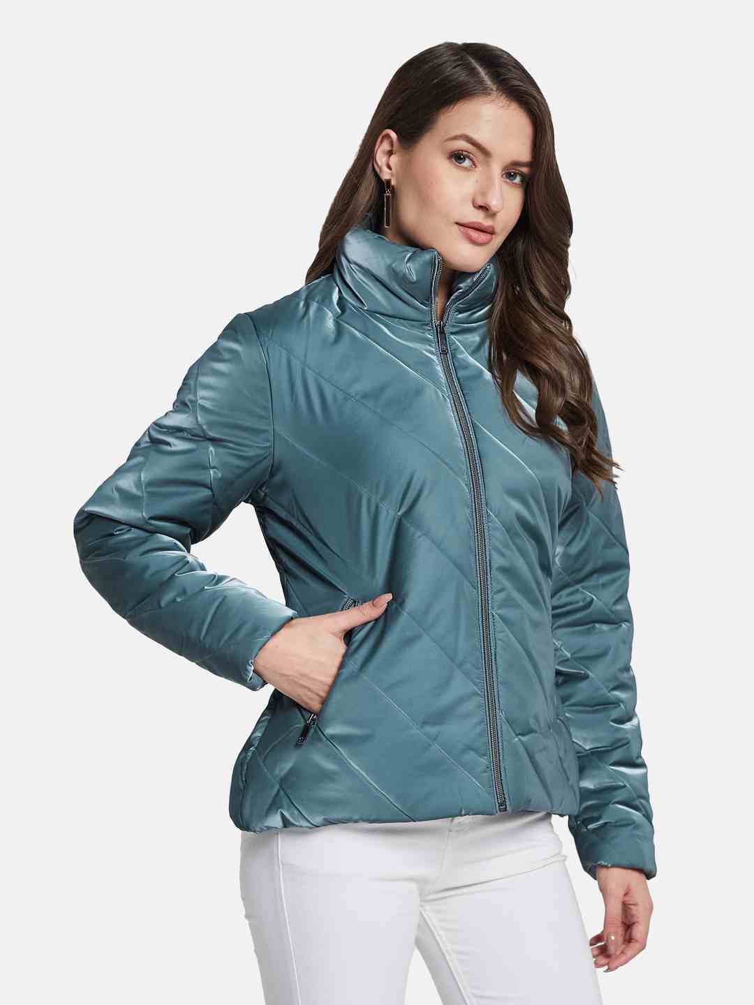 METTLE Women Quilted Jacket