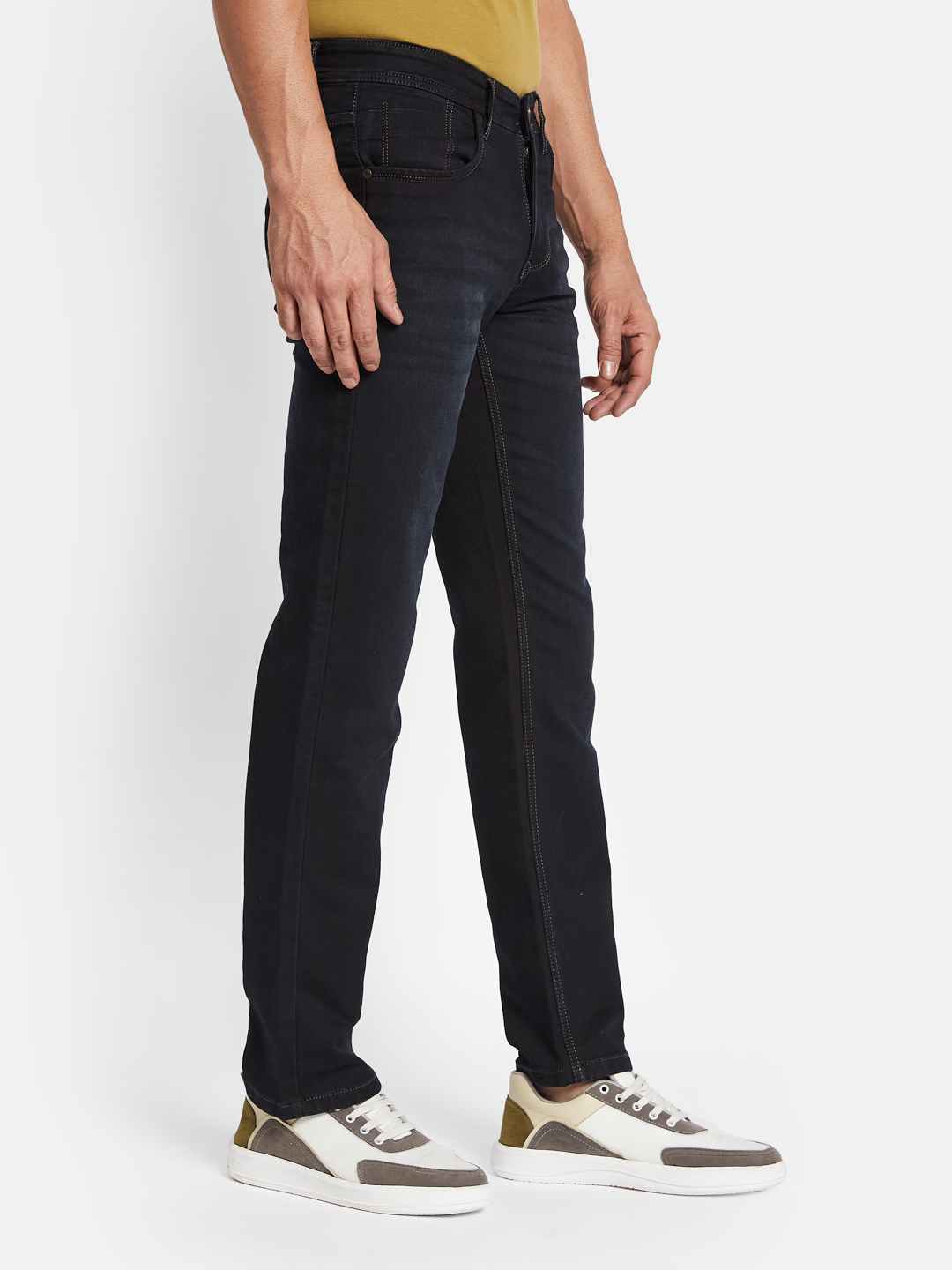 Octave Men Straight Fit Stretchable Jeans