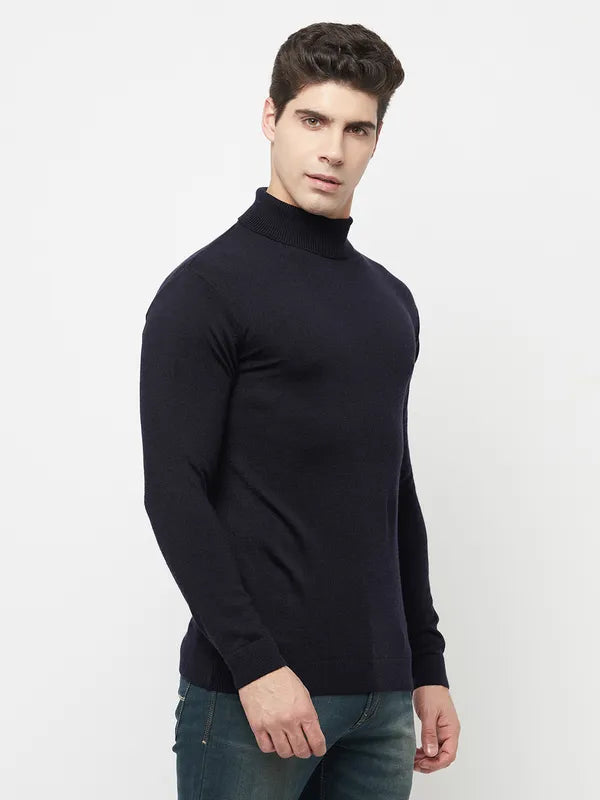 Men Navy Sweaters