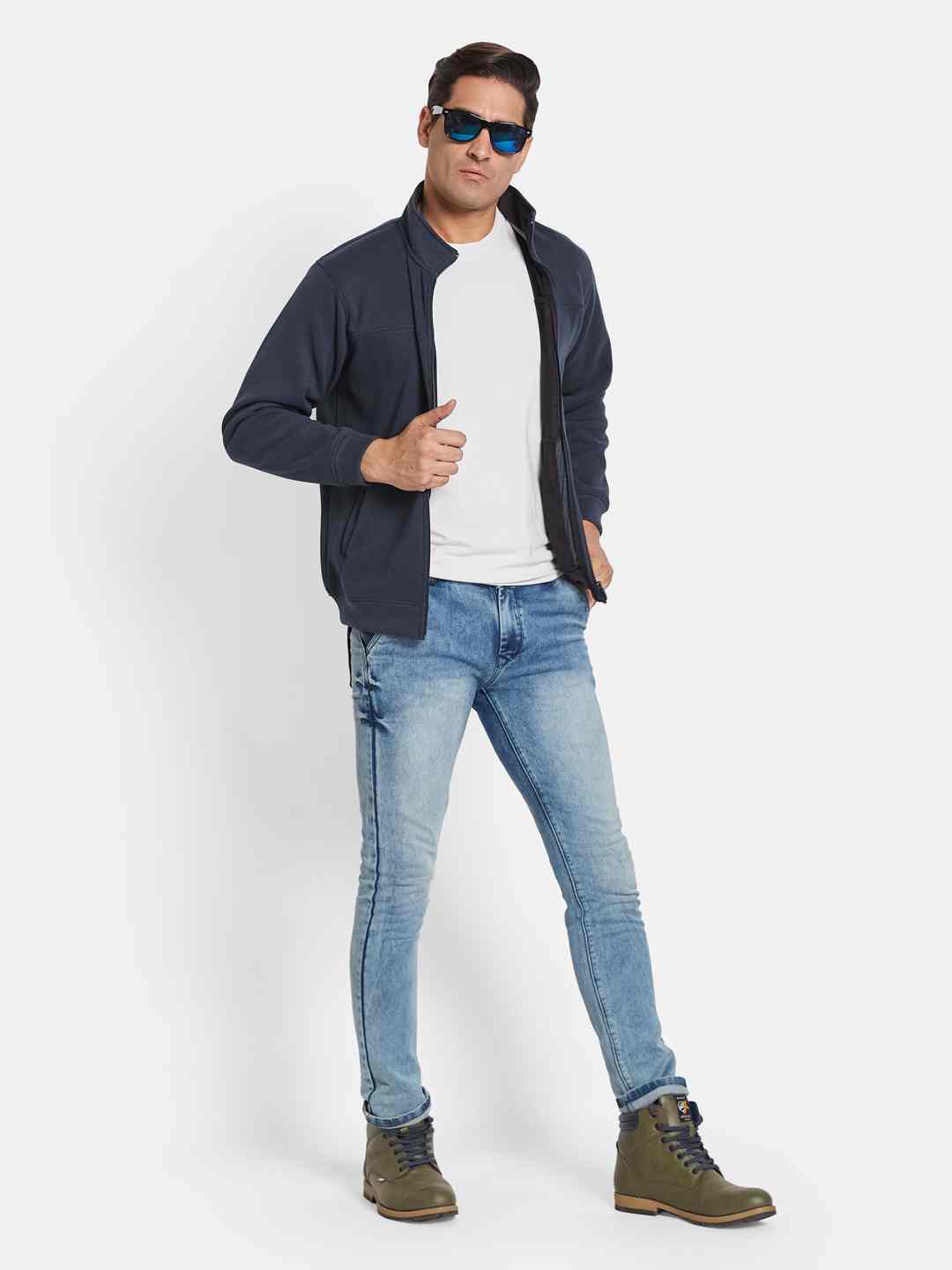 Octave Men High Neck Sweatshirt