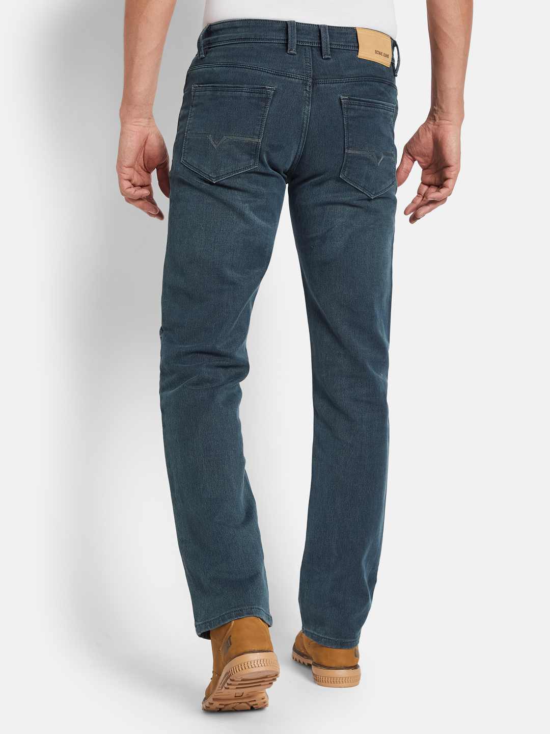 Octave Men Straight Fit Highly Distressed Stretchable Jeans