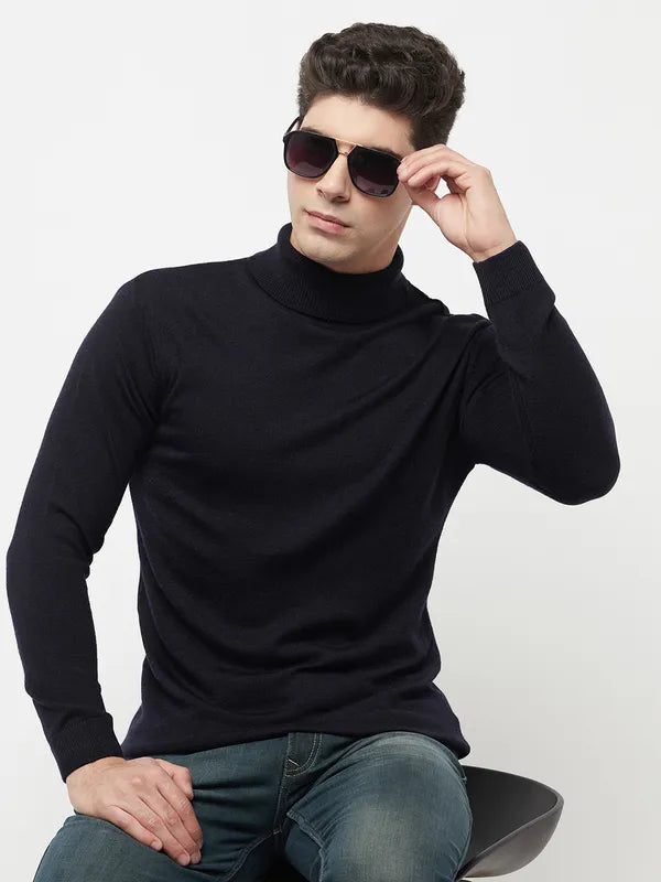 Men Navy Sweaters