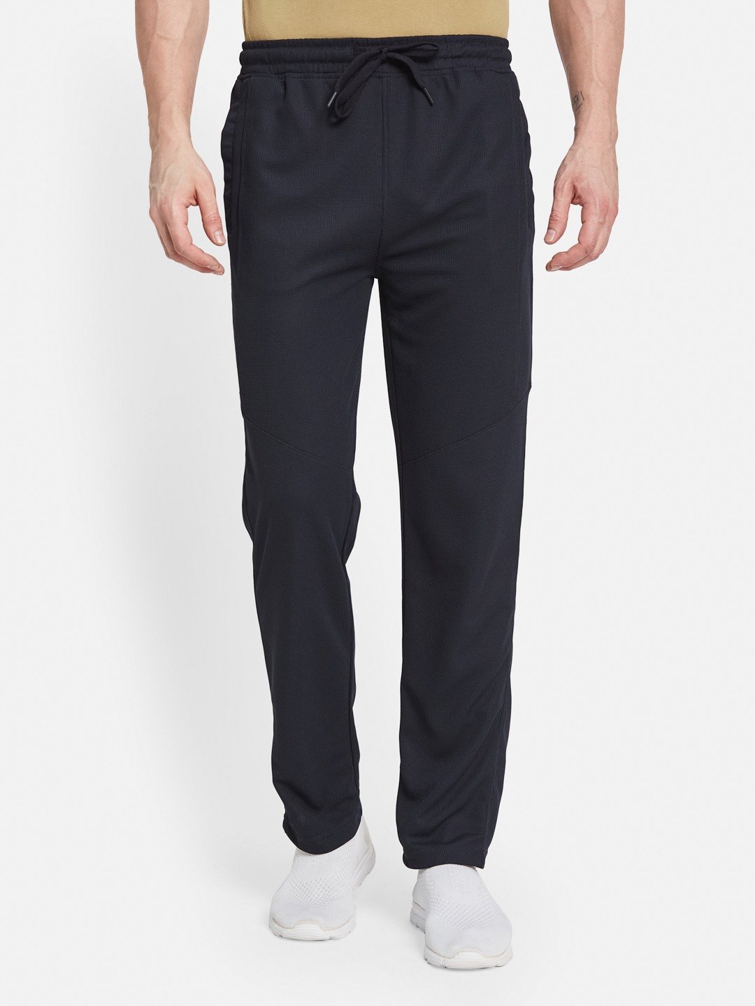 Octave Men Cotton Mid Rise Track Pants