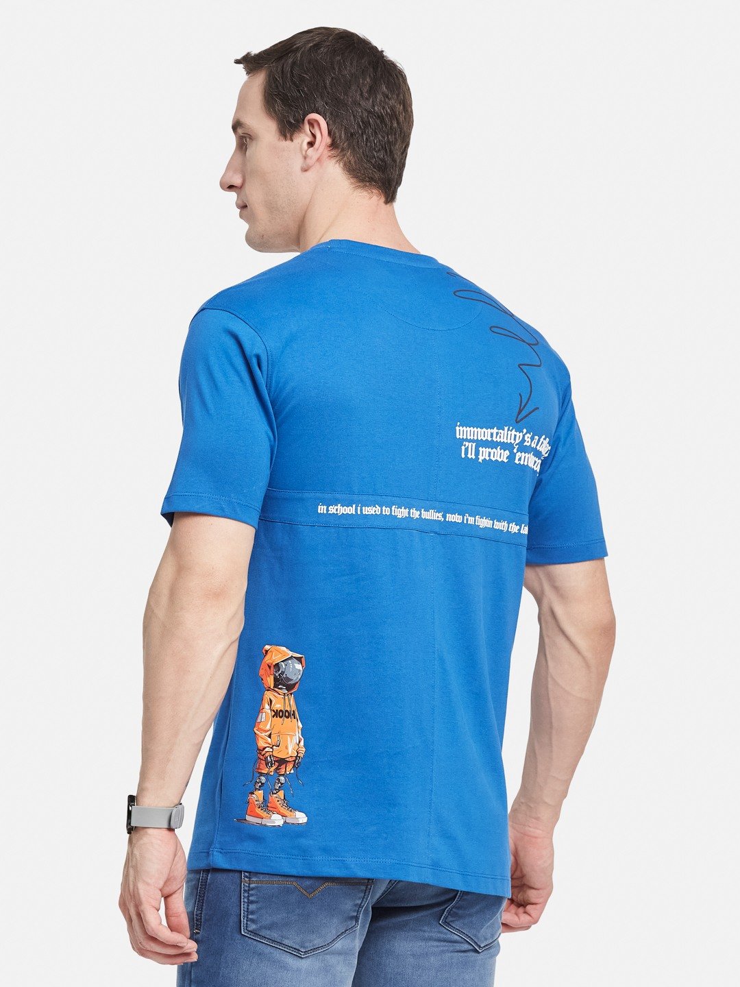 Octave Men Printed T-shirt